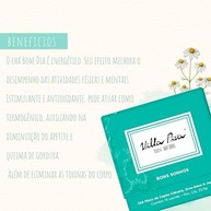Villa Piva, Chá para infusão, Bons sonhos, Sabor blend de Chá de Capim Cidreira, Melissa, Hortelã, Erva-Doce, Camomila & Jasmim, 15 saches - imagem 2