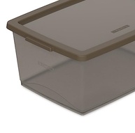 Caixa Organizadora Plástica 15L com Tampa - My Closet Carmurça - imagem 5