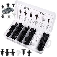 Kit 100 Presilhas Plásticas Universais para Carro: Fixação Segura e Organizada - imagem 1
