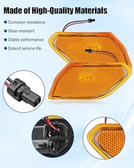 Luzes Laterais LED Âmbar para Jeep Wrangler JL/Gladiator JT (2018-2024) - Plug & Play - imagem 3