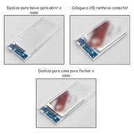 Case para HD Externo SATA 3 USB 3.0: Alta Velocidade, Plug & Play e Compatibilidade Universal - imagem 5