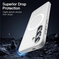 JETech Capa Magnética para Samsung Galaxy S24+ / S24 Plus 5G: Proteção Fosca Translúcida e Compatível com MagSafe - imagem 5