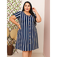 Vestido Plus Size Listrado: Conforto e Estilo! - imagem 3
