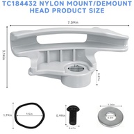 Kit 2 Cabeças de Pato Nylon para Máquina de Pneu Coats - TC184432 | Montagem e Desmontagem Segura - imagem 3