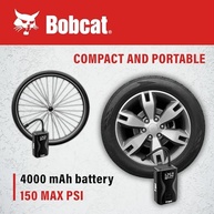 Inflador de Pneu Portátil Bobcat: Bomba de Ar Recarregável com LED e Lanterna - imagem 5