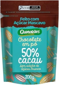 Chocolate em Pó 50% Cacau com Açucar Mascavo 200g - imagem 4