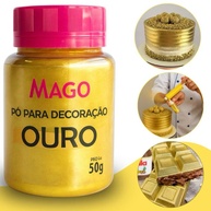Pó Dourado Comestível: Brilho Mágico! - imagem 1