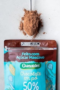 Chocolate em Pó 50% Cacau com Açucar Mascavo 200g - imagem 2