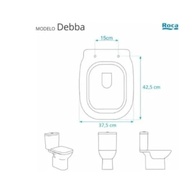Assento Sanitário Soft Close Roca Square em Polipropileno Branco – Conforto e Estilo Moderno - imagem 4