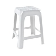 Banqueta Baixa Home Gourmet Liso - 47cm, Empilhável, Até 100kg, Polipropileno Resistente para Uso Interno e Externo - imagem 2