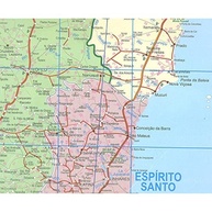 Mapa Político Gigante Região Sudeste do Brasil - 117x89cm em Português - imagem 5