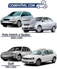Transforme Seu Polo ou Golf: Moldura Painel 2 Din 9"/10" (2003-2013) Preto - imagem 3