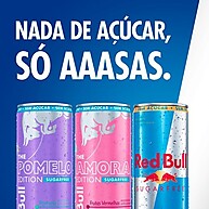 Red Bull Pomelo Sem Açúcar: 4 Latas 250ml - imagem 4