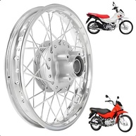 Roda Traseira Cromada Raiada Pop 100 / Pop 110i 4mm - Alinhada e Balanceada - imagem 3