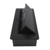 Hyuduo Faixa de Energia Pop-up: 2 Tomadas CA 4000W, USB/Tipo-C Integrada para Mesas de Conferência e Escritório - imagem 5