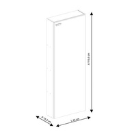 Sapateira 1 Porta Branco Carraro – Organização Moderna e Compacta - imagem 3