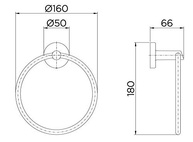 Porta-Toalhas Argola Hope Docol - Design Elegante e Durabilidade - imagem 3