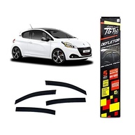 Kit 4 Calhas de Porta Fumê Tg Poli para Peugeot 208 Hatch 2013-2020 | Proteção e Estilo - imagem 2