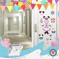 24 Ímãs de Porta de Cruzeiro Divertidos: Decoração de Cabine com Tema Mouse Azul e Rosa - imagem 4