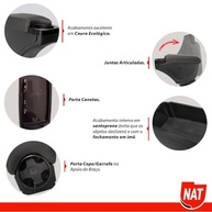 Apoio de Braço Captur 2017-2019 Grafite com Porta Copo - Design Elegante e Conforto - imagem 3