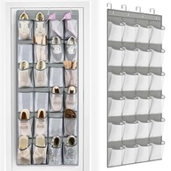Sapateira de Porta Organizadora Vertical Transparente - Economize Espaço com Estilo - imagem 2