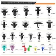 Kit 900 Peças Presilhas e Fixadores Automotivos: Reparo Completo para Para-choque, Portas e Painéis - imagem 3