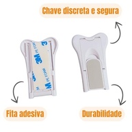 Kit com 2 Travas de Segurança para Portas e Janelas de Correr - Proteção Confiável para Bebês e Crianças - imagem 3
