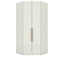 Guarda-Roupa de Canto com LED e Design Moderno | 2 Portas e 3 Gavetas - imagem 2