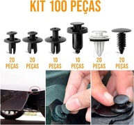 Kit 100 Presilhas Automotivas Universais: Fixação Segura para Parachoque, Portas e Mais! - imagem 4