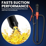 Bomba de Transferência de Combustível Portátil 2.4 GPM - Essencial para Gasolina, Diesel e Mais! - imagem 4