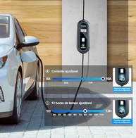 Carregador Portátil EV 3.5KW Tipo 2: Potência e Segurança para seu Carro Elétrico BYD, Nissan, Volvo e Mais! - imagem 4