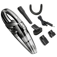 Aspirador de Pó Portátil Sem Fio 120W: Potência Máxima para Carro e Casa | Seco/Úmido, Recarregável, Filtro Lavável + 6 Acessórios - imagem 1