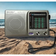 Rádio FM Portátil Prata: Design Elegante, Compacto e Som Cristalino - imagem 4