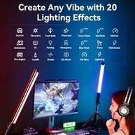 Bastão de Luz LED ULANZI VL119 RGB: Iluminação Profissional Portátil para Fotos e Vídeos - imagem 5