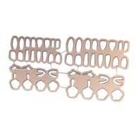 oshhni Moldes para Cortar Olhos de Boneca em Metal Reutilizável - Estêncil Portátil para Artesanato - imagem 1