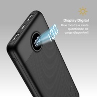 Power Bank i2GO PRO 10000mAh: Carregador Portátil Ultra Rápido 20W PD - imagem 3