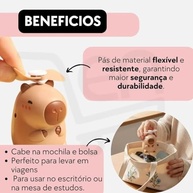 Mini Ventilador Capivara Fofinho Portátil Recarregável - Design Divertido e Compacto - imagem 4