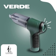 Aspirador de Pó Portátil LAYED Verde: Limpeza Compacta e Sem Fio para Casa e Carro - imagem 4