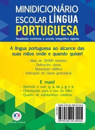 Minidicionário Escolar Língua Portuguesa Ciranda Cultural: Seu Guia Completo! - imagem 3