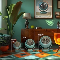 Vornado VFAN Vintage Ventilador Circulador de Ar com Design Clássico e Potência Eficiente - imagem 4