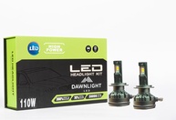Par de Lâmpadas Ultra LED H8/H11: Iluminação Potente 30.000 Lm 6000K 110W 12/24V - imagem 1