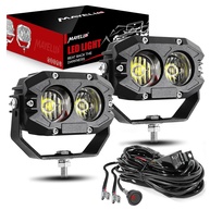 MAYELLO Luzes de LED 10cm 60W: Iluminação Off-Road Potente e Durável para Sua Aventura - imagem 1