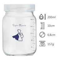 Kit com 14 Potes de Vidro para Leite Materno 200ml com Graduação - Segurança e Pureza na Amamentação - imagem 5