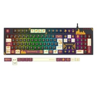 Teclado Mecânico Gamer Redragon Harry Potter Amsa Hogwart’s Special Edition RGB Switch Marrom ABNT2 HP-592 RGB - imagem 2