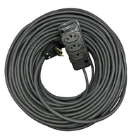 Extensão Elétrica Industrial 50m Cabo PP 2x2,5mm com Tomada Tripla Reforçada - imagem 2