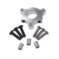 Adaptador CNC JRL 1.5" 38mm para Bicicleta Motorizada 49cc-80cc 2 Tempos - Prata AM-MZ0021-6 - imagem 2