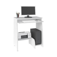 Mesa para Computador com Prateleira Retrátil Pixel Branco - Artely - imagem 5