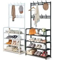 Sapateira Organizadora 4 Prateleiras 60cm com 8 Cabideiros - Armazena até 12 Pares de Sapatos - imagem 2