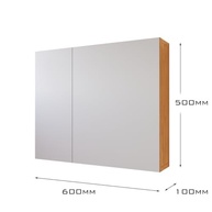 Espelheira Suspensa Moderna com Prateleiras para Banheiro - Design Klein Elegante - imagem 3