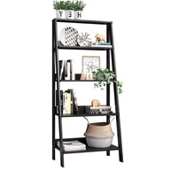 Estante para Livros 4 Prateleiras com Design Cavalete Madesa - Preto Moderno - imagem 1